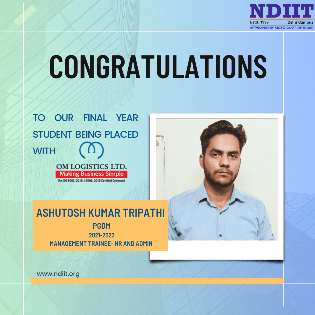 Ashutosh tripathi placement