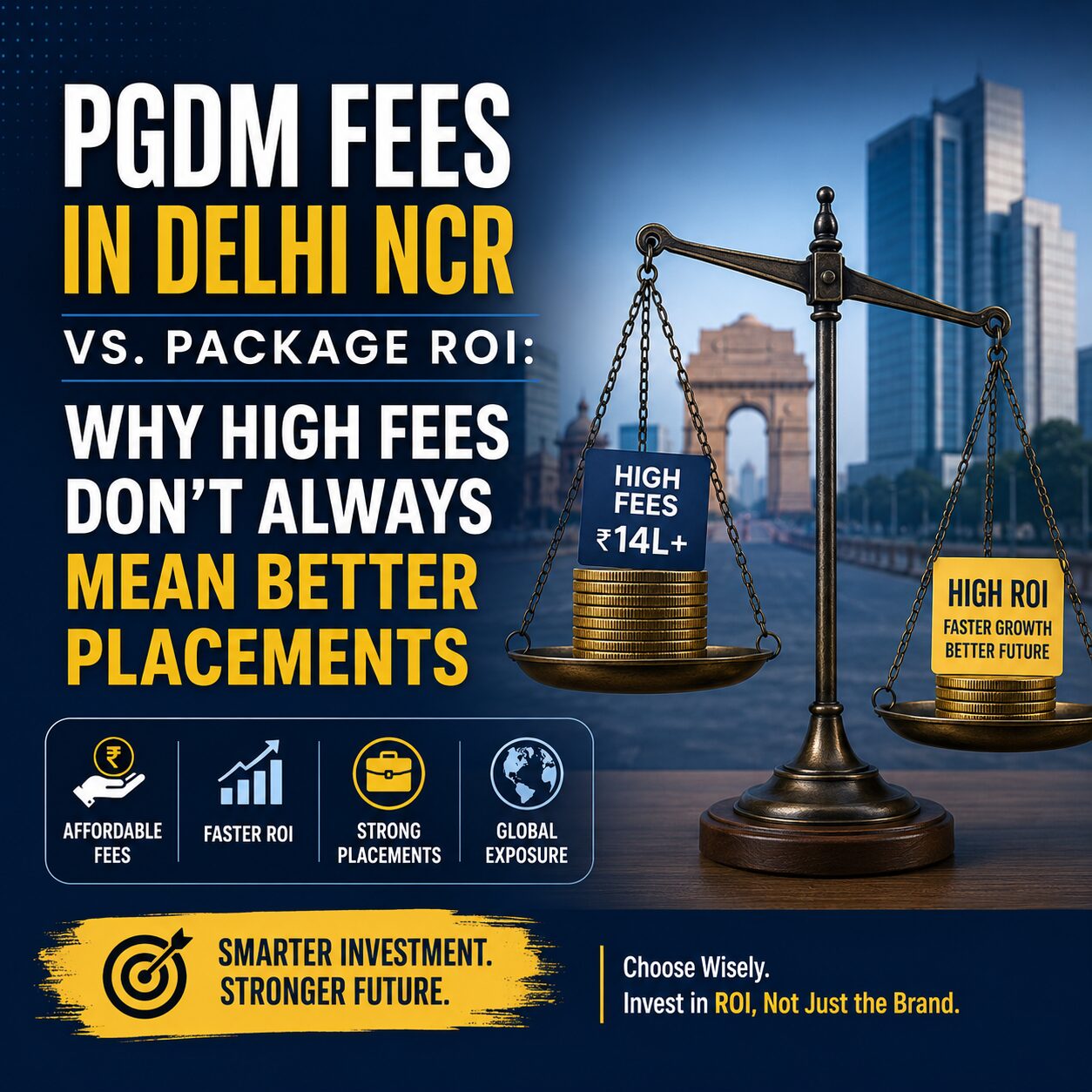PGDM Fees in Delhi NCR vs. ROI